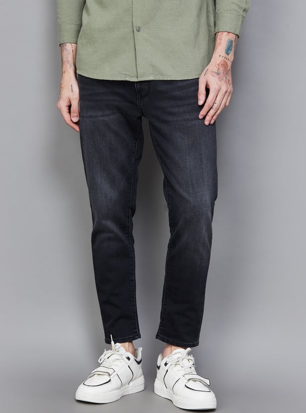 FLYING MACHINE Washed Slim Tapered Jeans