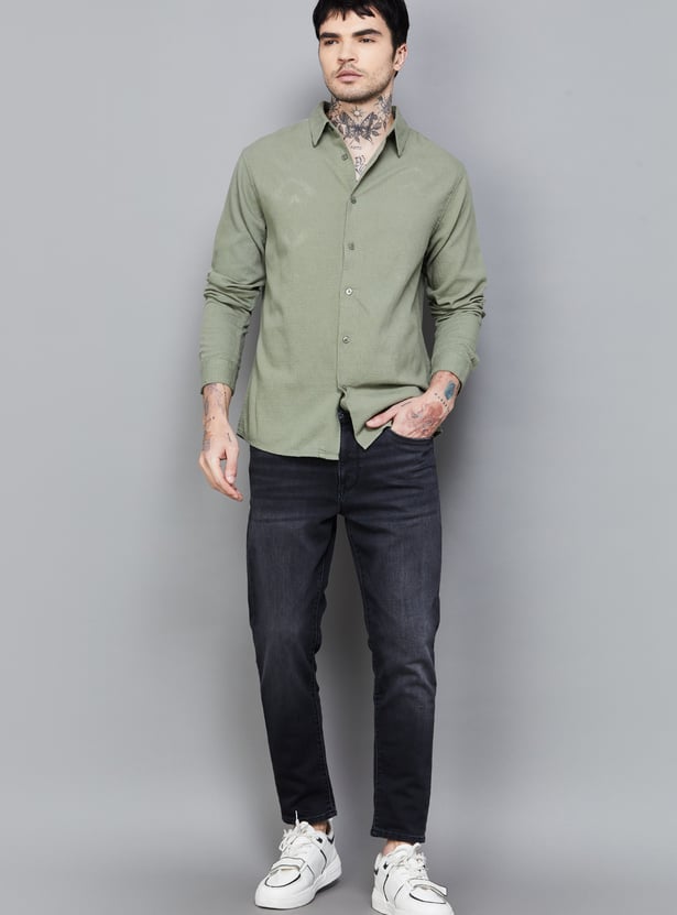 FLYING MACHINE Washed Slim Tapered Jeans