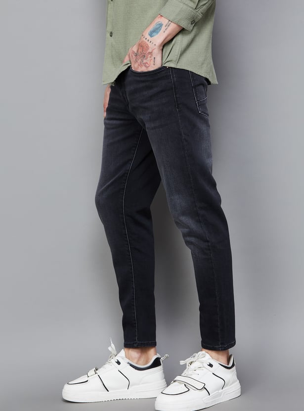 FLYING MACHINE Washed Slim Tapered Jeans