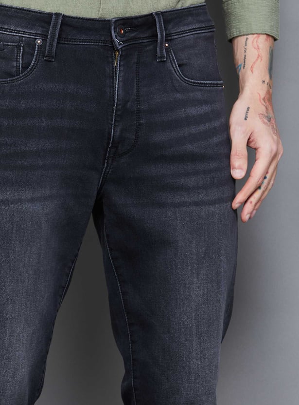 FLYING MACHINE Washed Slim Tapered Jeans