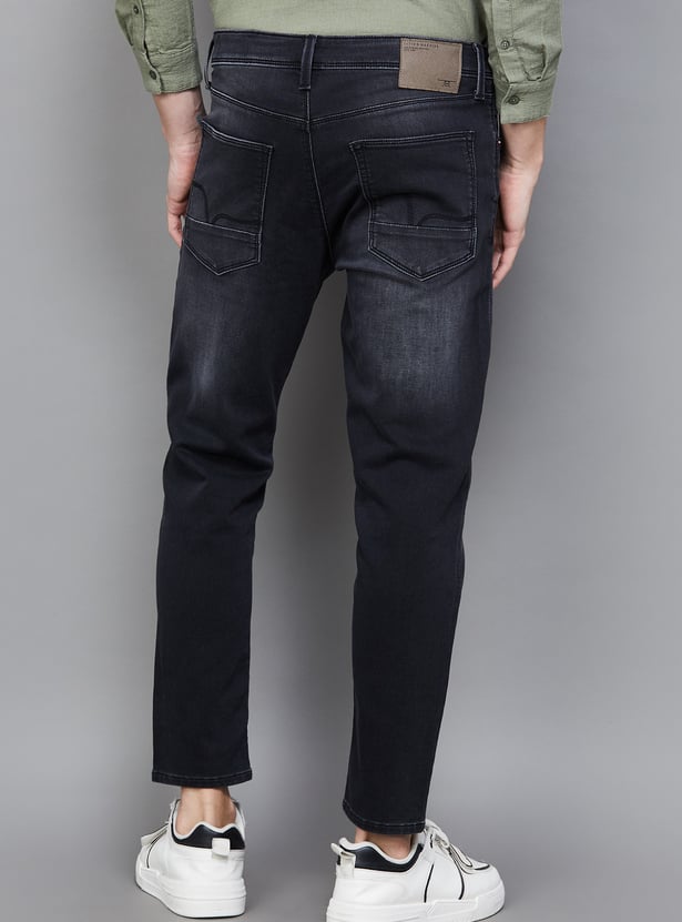 FLYING MACHINE Washed Slim Tapered Jeans
