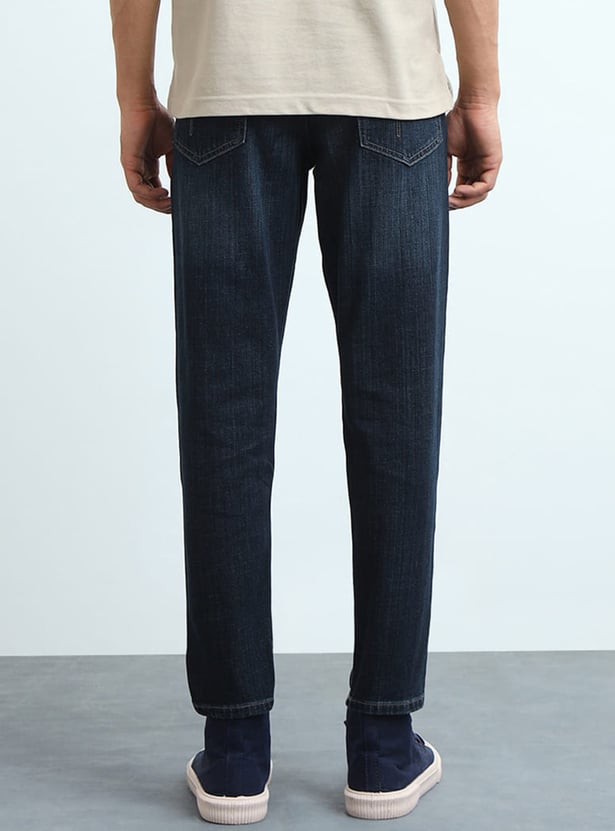 FLYING MACHINE Washed Mankle F21 Jeans (Slim Tapered)