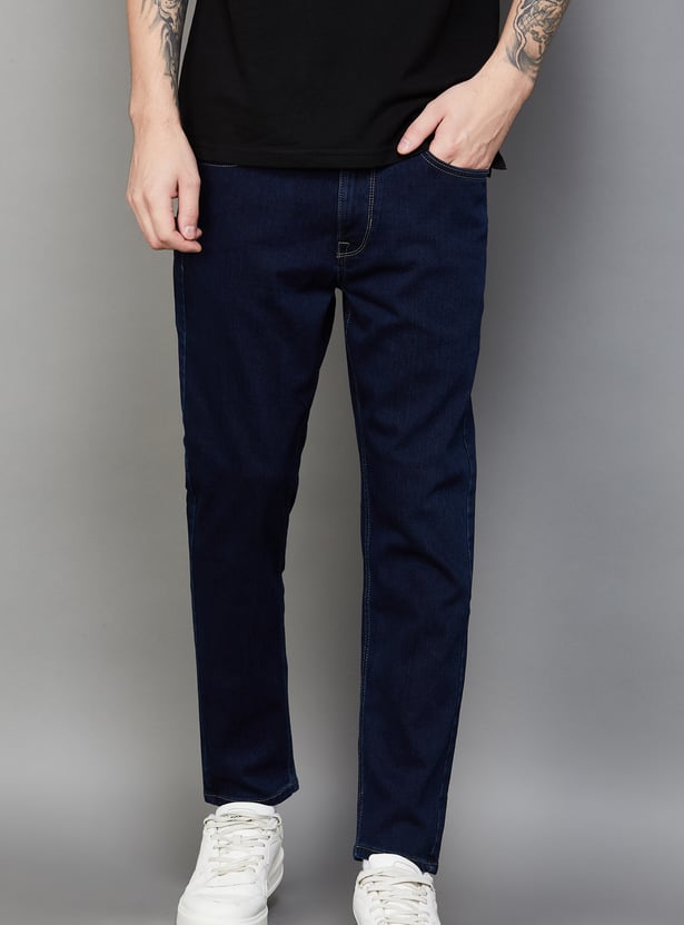 FLYING MACHINE Solid Slim Tapered Jeans