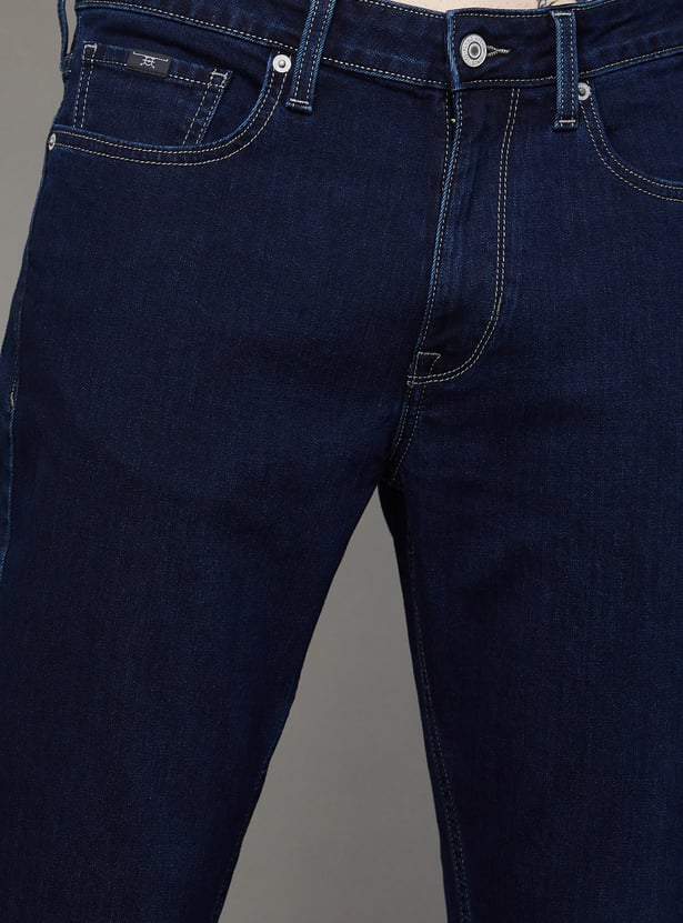 FLYING MACHINE Solid Slim Tapered Jeans