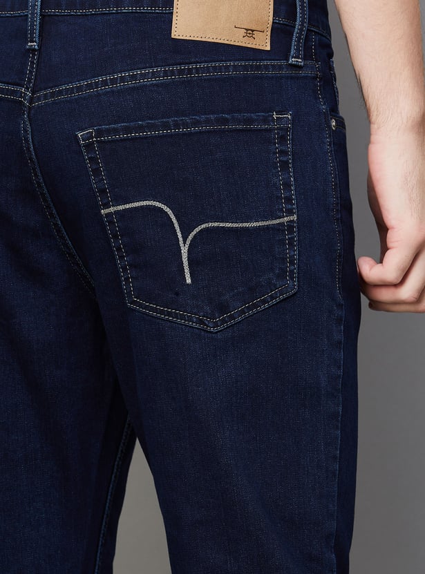 FLYING MACHINE Solid Slim Tapered Jeans