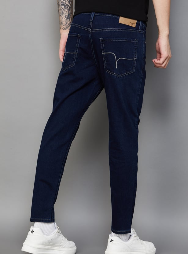FLYING MACHINE Solid Slim Tapered Jeans