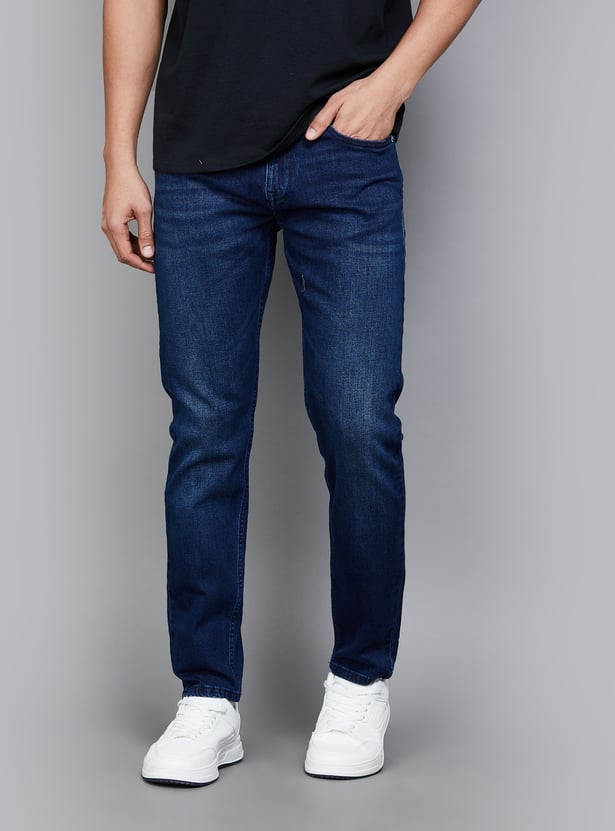 FLYING MACHINE Washed Slim Tapered Jeans