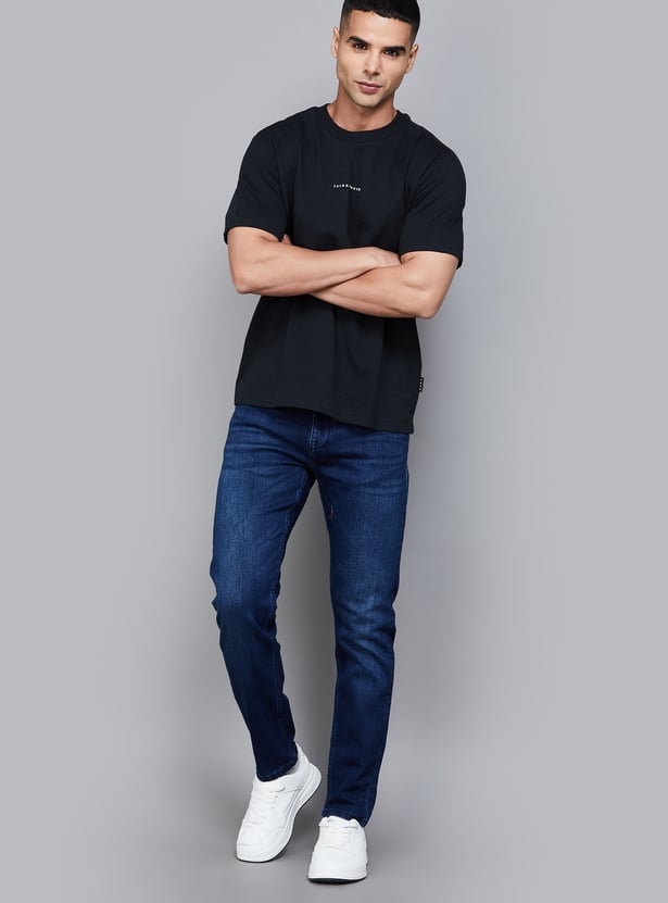 FLYING MACHINE Washed Slim Tapered Jeans
