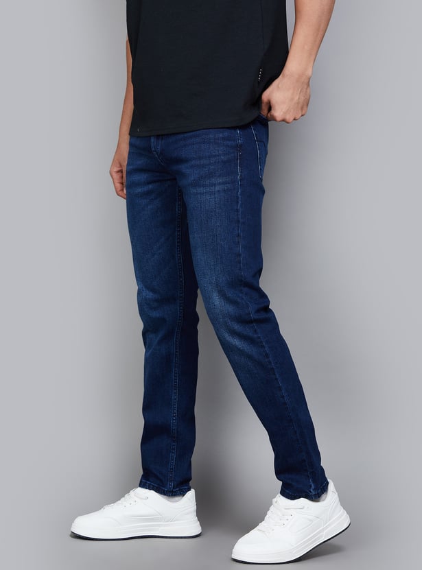 FLYING MACHINE Washed Slim Tapered Jeans