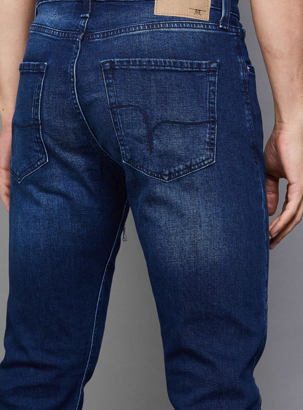 FLYING MACHINE Washed Slim Tapered Jeans