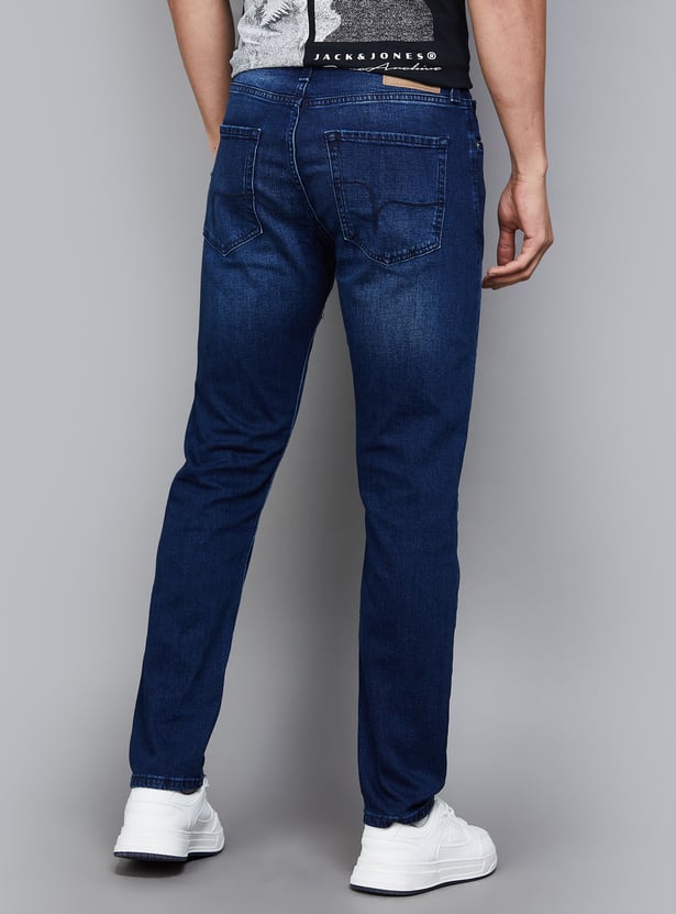 FLYING MACHINE Washed Slim Tapered Jeans