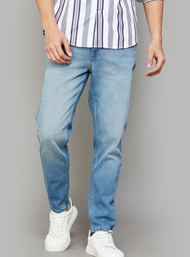 FLYING MACHINE Washed Slim Tapered Jeans