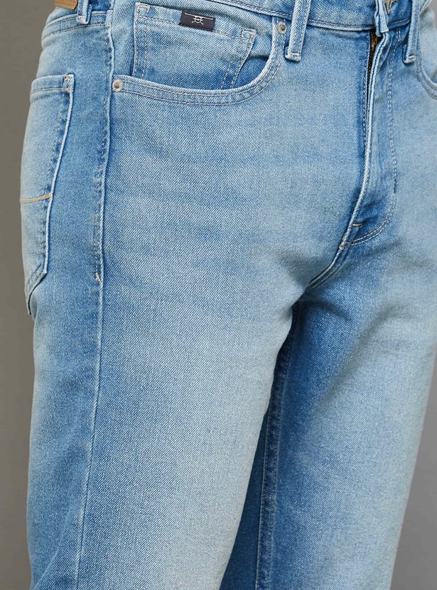 FLYING MACHINE Washed Slim Tapered Jeans