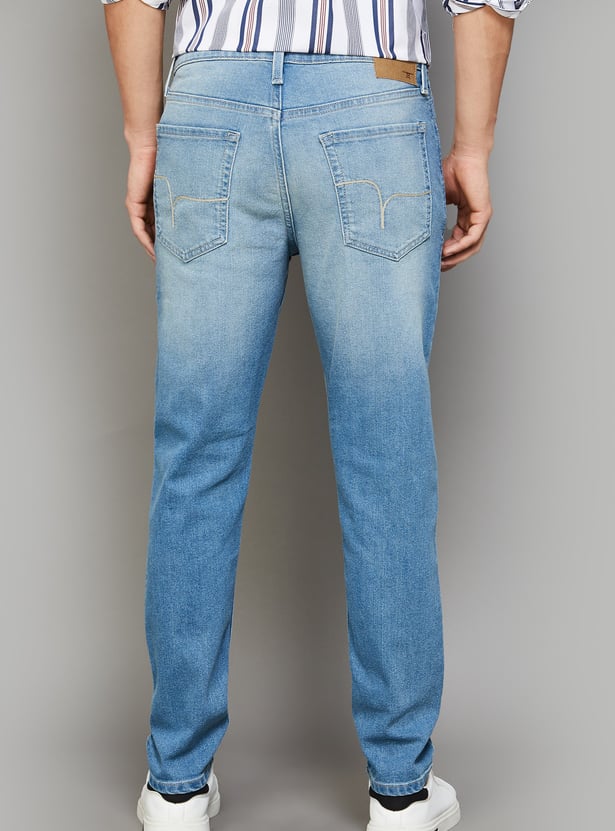 FLYING MACHINE Washed Slim Tapered Jeans