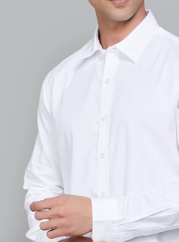 FLYING MACHINE Solid Regular Fit Shirt