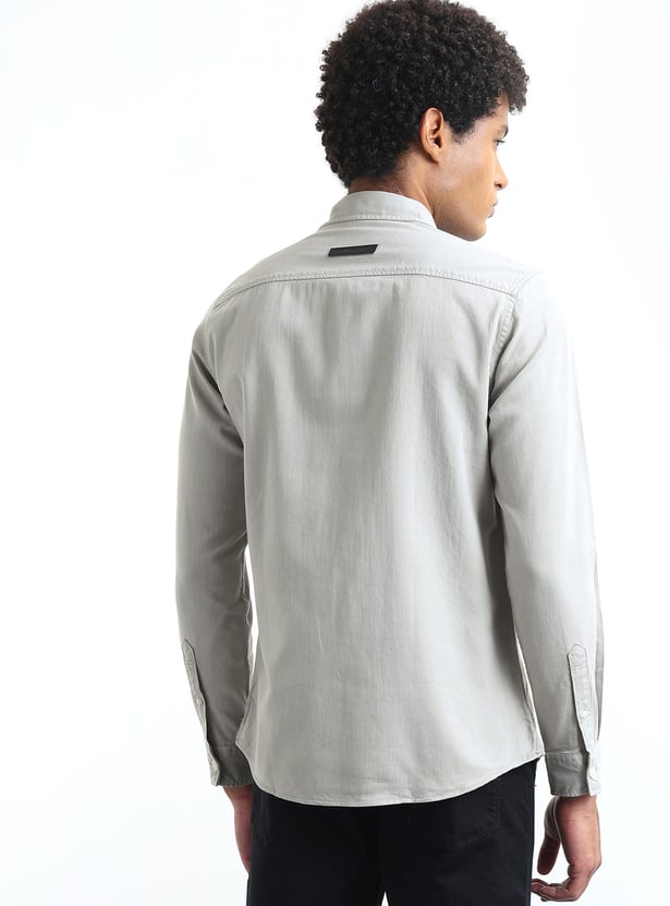 FLYING MACHINE Solid Regular Fit Shirt