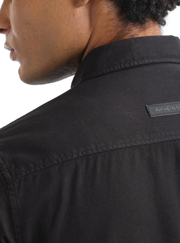 FLYING MACHINE Solid Regular Fit Shirt