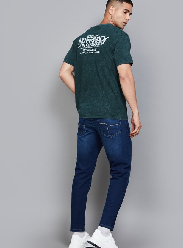FLYING MACHINE Typographic Print Regular T-shirt