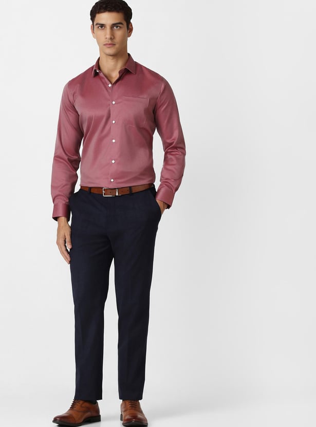VAN HEUSEN Solid Slim Fit Formal Shirt