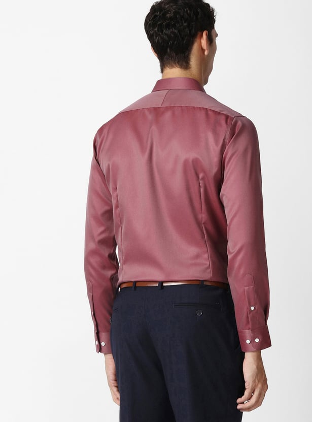 VAN HEUSEN Solid Slim Fit Formal Shirt