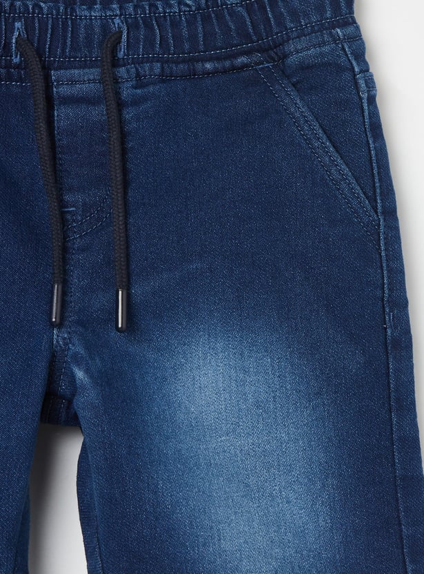 FAME FOREVER Boys Washed Regular Shorts