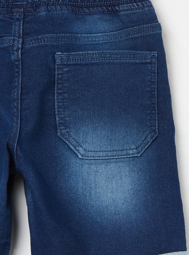 FAME FOREVER Boys Washed Regular Shorts