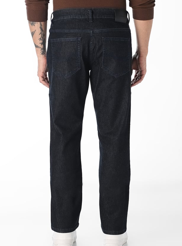 JACK & JONES Washed Regular Straight Jeans