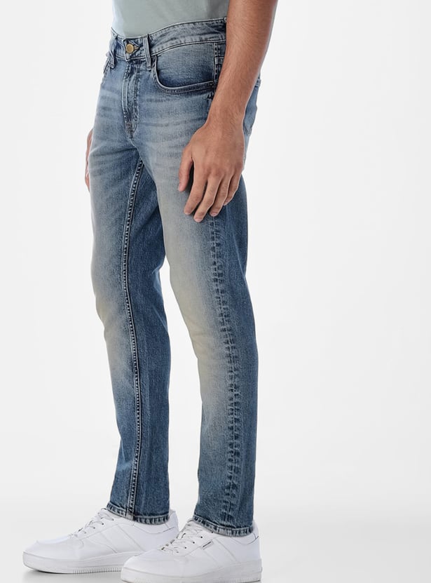 JACK & JONES Washed Slim Straight Jeans