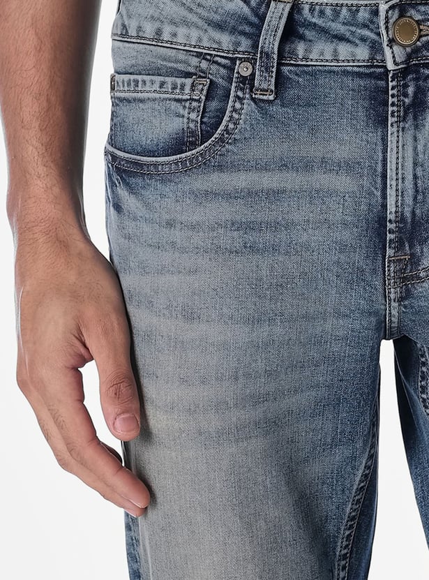JACK & JONES Washed Slim Straight Jeans