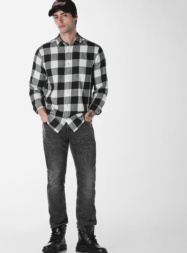 JACK & JONES Checked Regular Fit Shirt