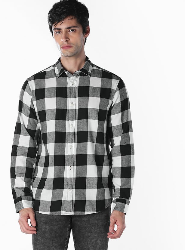JACK & JONES Checked Regular Fit Shirt