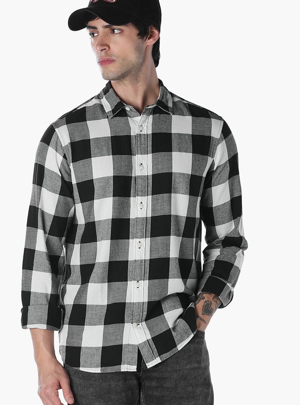 JACK & JONES Checked Regular Fit Shirt