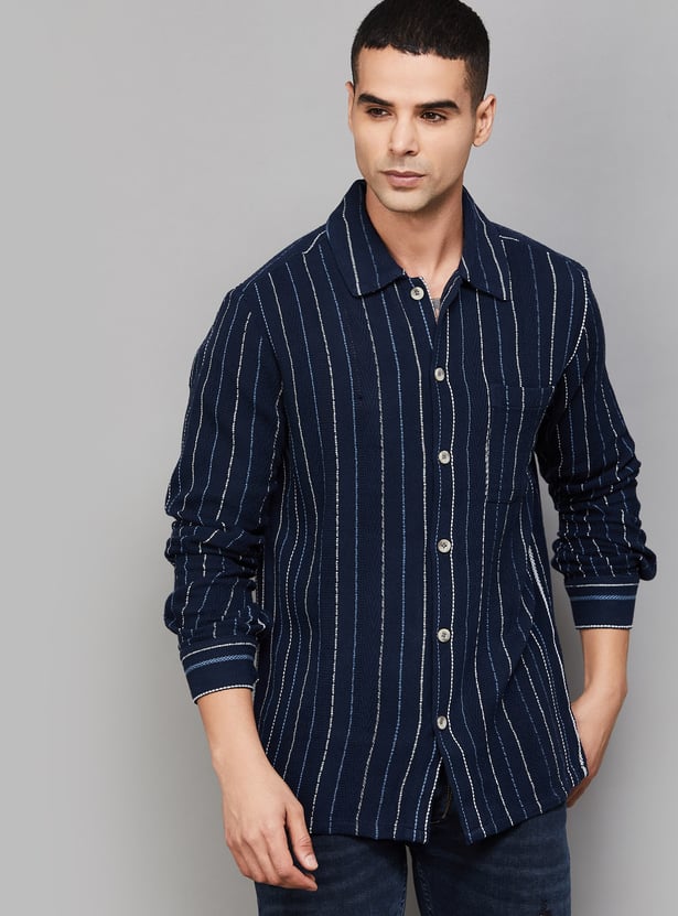 JACK & JONES Striped Regular Fit Shirt