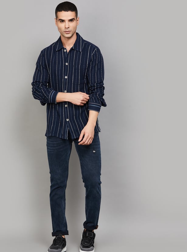 JACK & JONES Striped Regular Fit Shirt