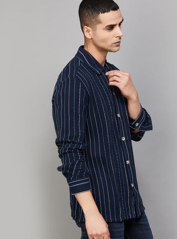 JACK & JONES Striped Regular Fit Shirt