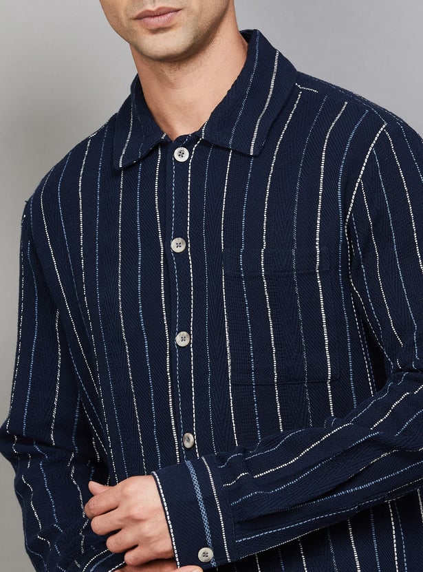 JACK & JONES Striped Regular Fit Shirt
