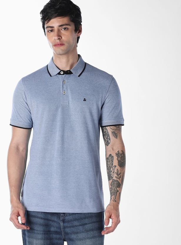 JACK & JONES Contrast Trim Polo T-shirt