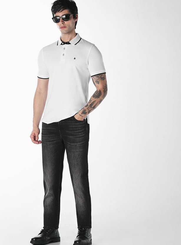 JACK & JONES Contrast Trim Polo T-shirt