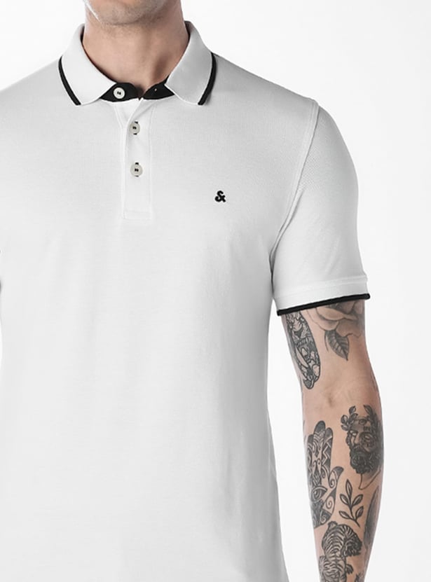 JACK & JONES Contrast Trim Polo T-shirt