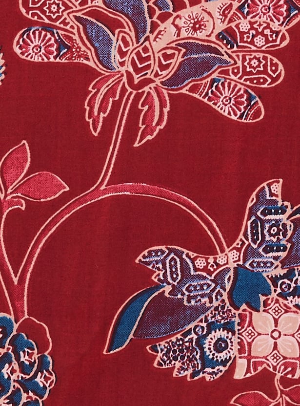 W Floral Print Straight Kurta