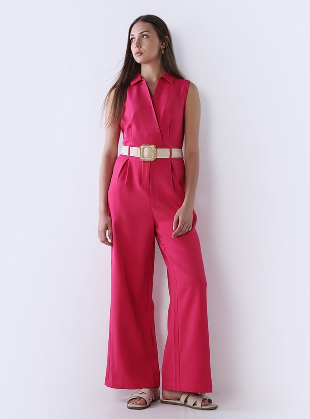 ONLY Solid Zipped Maxi Dress
