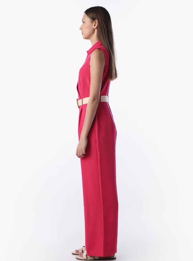 ONLY Solid Zipped Maxi Dress