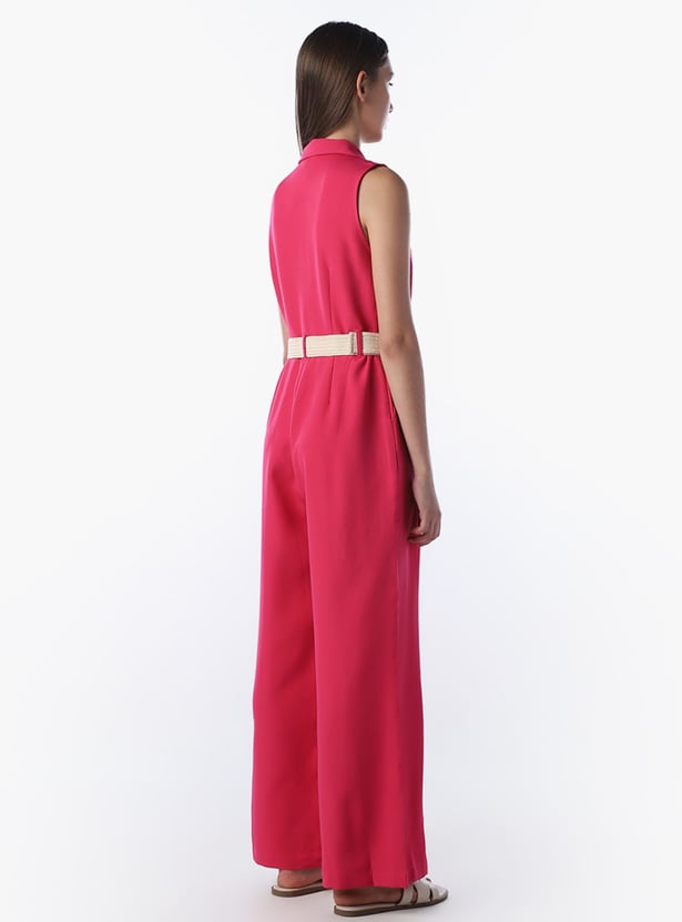 ONLY Solid Zipped Maxi Dress