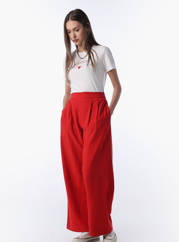 ONLY Pleated Front Trousers