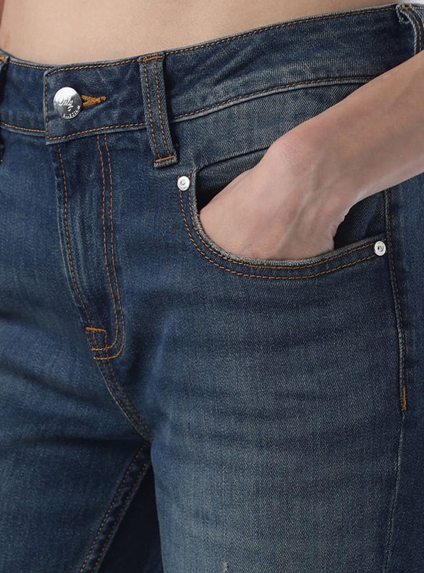 ONLY Distressed Bootcut Fit Jeans