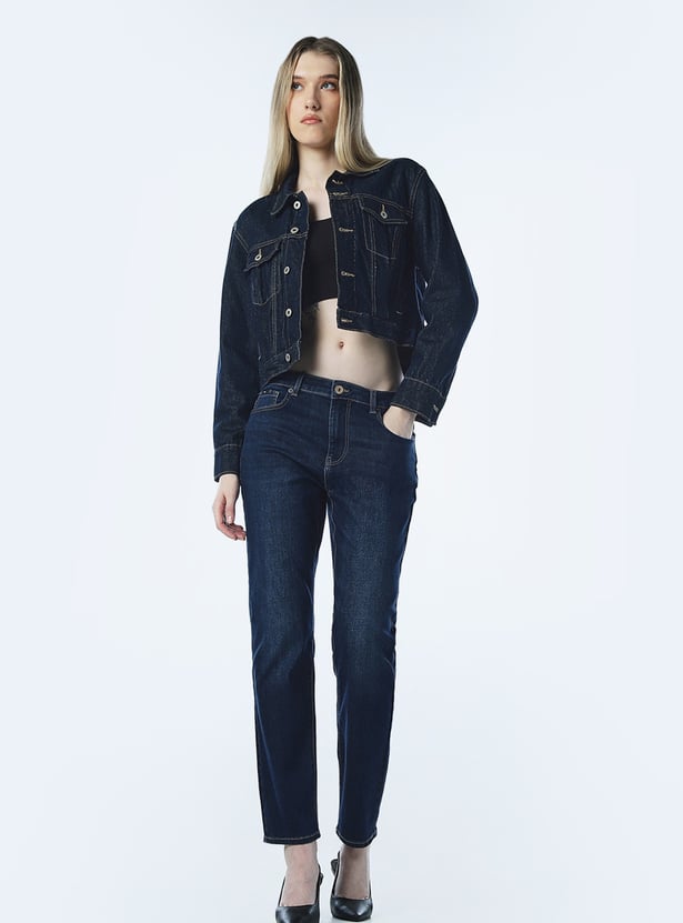 ONLY Solid Slim Fit Jeans