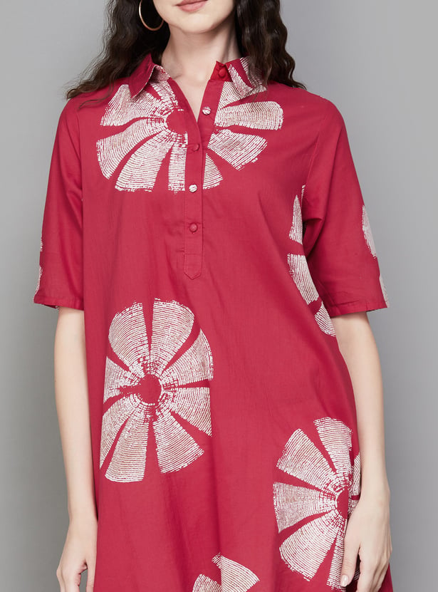 LIBAS Ethnic Motif Hand Wash Dress