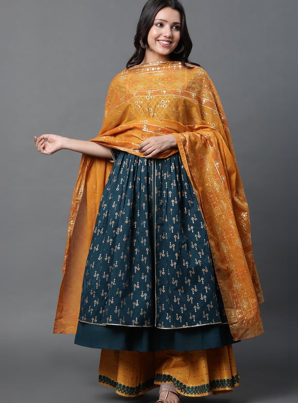 AURELIA Bandhani Print Dupatta