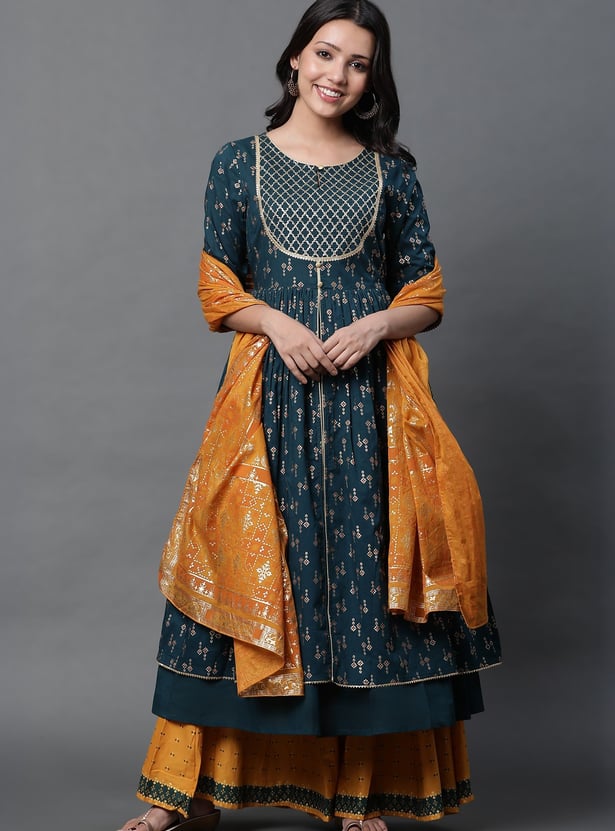 AURELIA Bandhani Print Dupatta