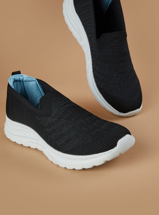 GINGER Knitted Slip-On Sneakers